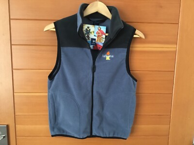 NWT LaFuma Boy s Mountain Fleece Vest Blue Size L - 12 Ans (12 years)