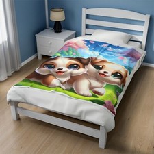 Cute puppy Plush Blanket