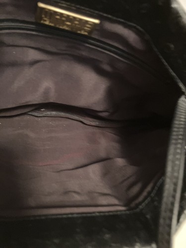 VINTAGE Mardane New York USA Handbag Purse Black Ostrich Leather Classic CLEAN! - Picture 7 of 10