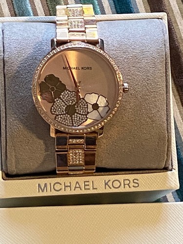 New Michael Kors MK3865 Rose Gold Jaryn 