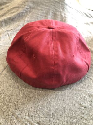 Supreme Script Logo 6-Panel Fitted Cap Red SS16 Brand New Size M