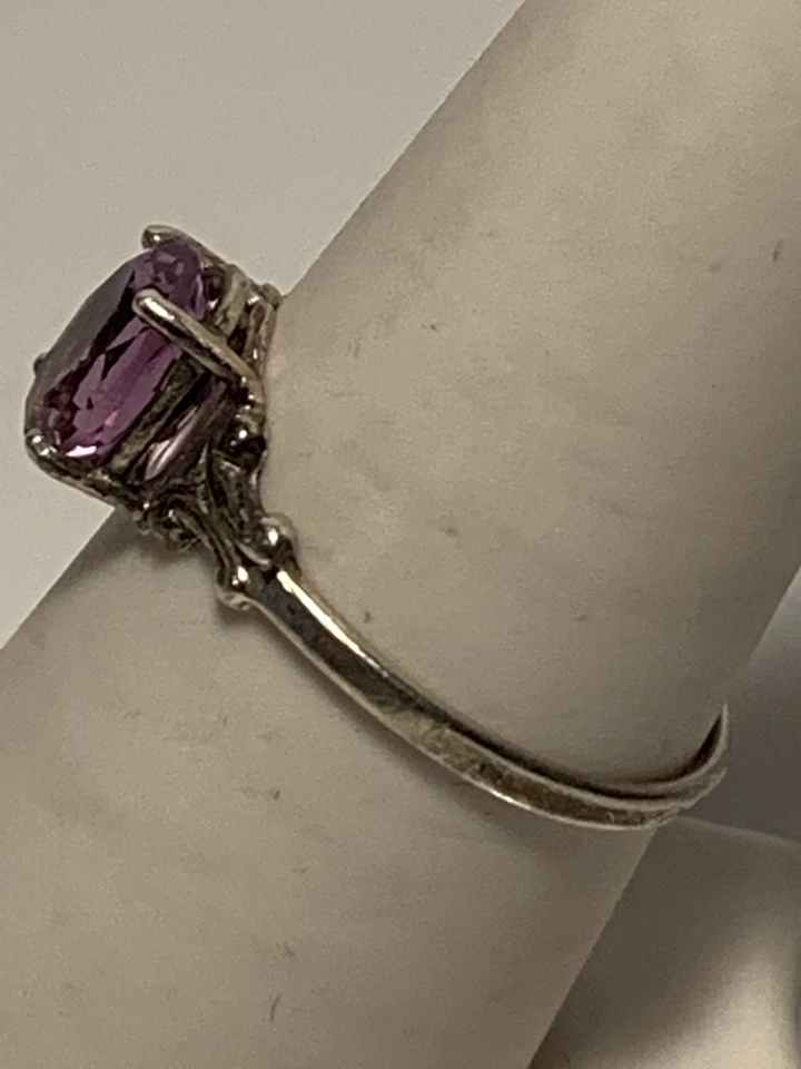 Kabana Sterling Silver, 925 Amethyst Ring Size 8 * - Image 3 of 4