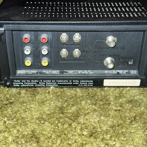 Vintage Sears VHS VCR Player 580. 53472850 1988 Series HQ Parts Or Repair - Picture 3 of 12
