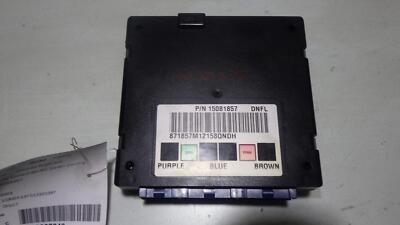 02 CHEVROLET TAHOE Body Control MODULE 15081857 