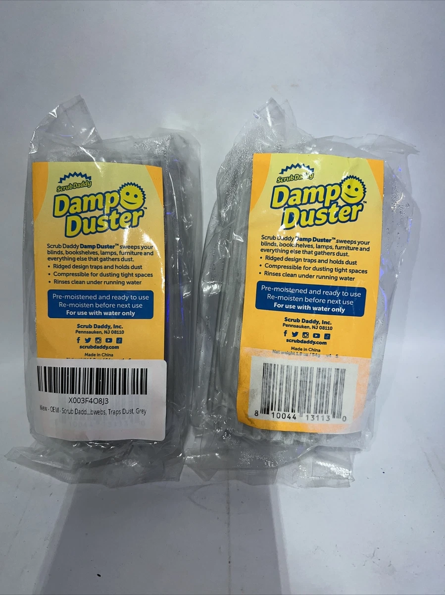 2 Damp Duster Scrub Daddy (Grey) *NEW SEALED IN PACKAGE! 2 pack deal 810044131130, scrub daddy damp duster - Vimarsana News