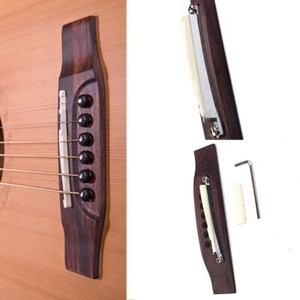 Rosewood-Guitar-Bridge-Adjustable-Shaft-Saddle-Nut-Set-For-Folk-Acoustic-Guitar