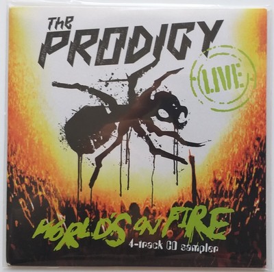 THE PRODIGY - WORLD'S ON FIRE (UK PROMO SAMPLER CD) - Breakbeat, Breaks - RARE