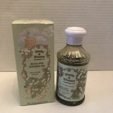 Vintage Woods of Windsor Bath And Shower Gel Lily Of The Valley Made In England