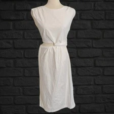 Love, Whit Cut Out Midi Sheath Dress Rent the Runway Size Small Sleeveless