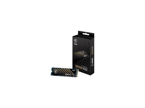 MSI SPATIUM M450 M.2 2280 1TB PCI-Express 4.0 x4, NVMe 1.4 3D NAND Internal Soli