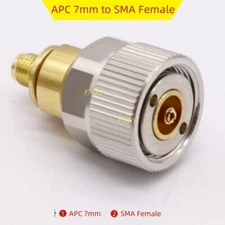 APC 7mm to SMA Female Coaxial Converter Coax Adapter For Network Analyzer APC-7