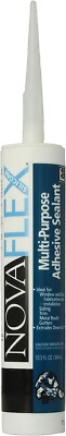 10oz NovaGard NovaFlex M162 (DK GR) Multi-Purpose Silicone Sealant RARE COLOR