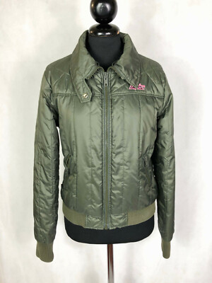 Levis Women's Short Padded Windbreaker Zip Jacket Size S - 42