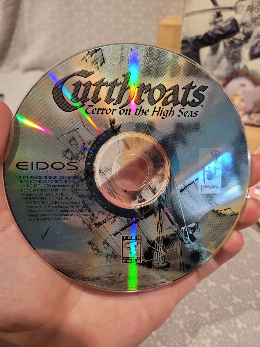 Cutthroats Terror on the High Seas Pirates Live the Life PC CD-ROM