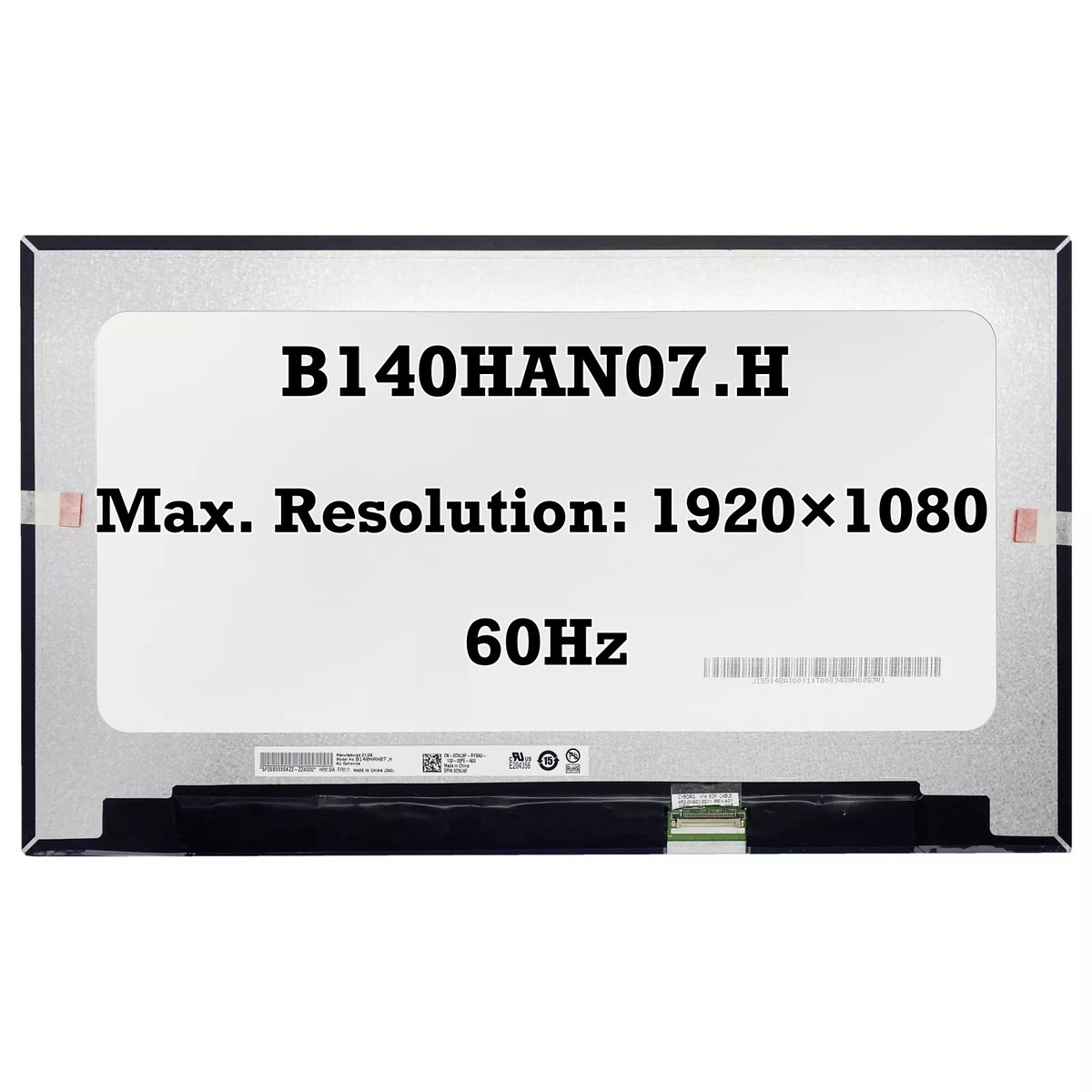 Schermo LCD 14 Pollici FHD WUXGA IPS Per Portatile – 1920x1200, Opaco, Nero