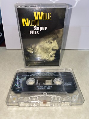 Willie Nelson  super hits Cassette ON THE ROAD AGAIN CA