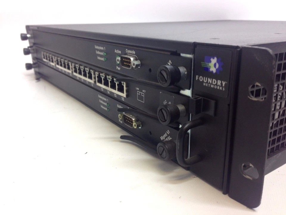 Foundry Networks SI-GT CGC16-SSL ServerIron - Image 3 of 4