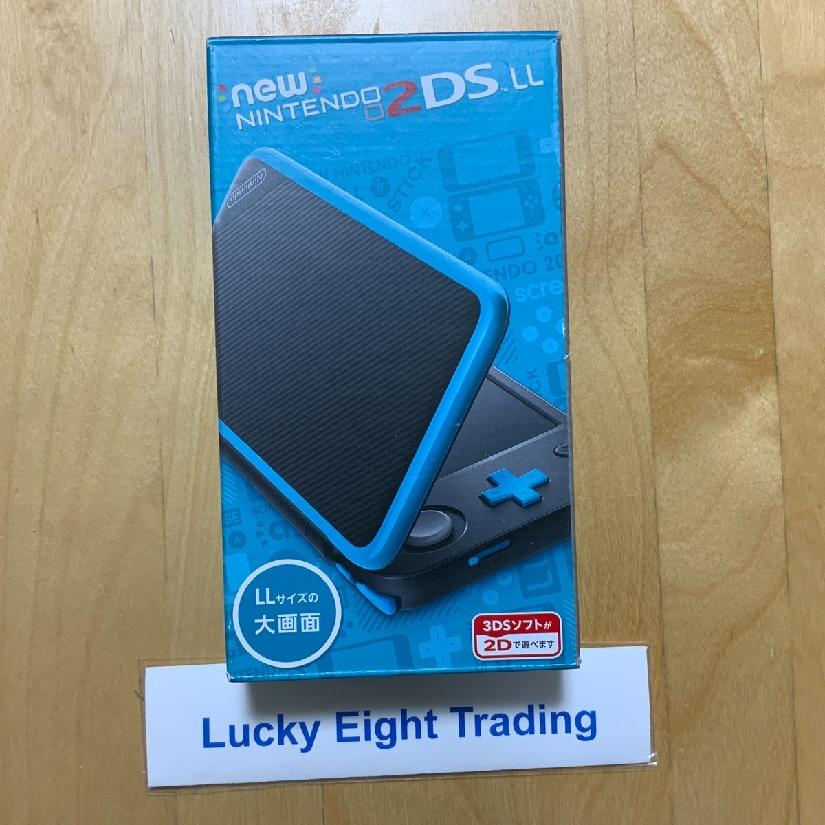 New Nintendo 2DS XL LL Black Turquoise Console Charger Box [N] | eBay