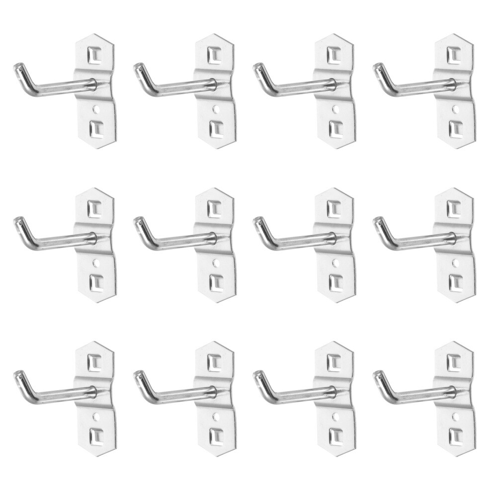 12 Pcs Square Peg Board Hooks Pegboard Tool Hole Tape Measure Child