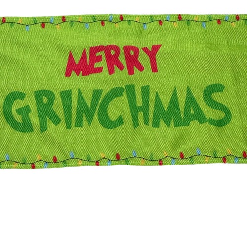 Christmas Grinchmas Dining Room Table Runner Green Red Whoville Home Decor - Picture 3 of 9