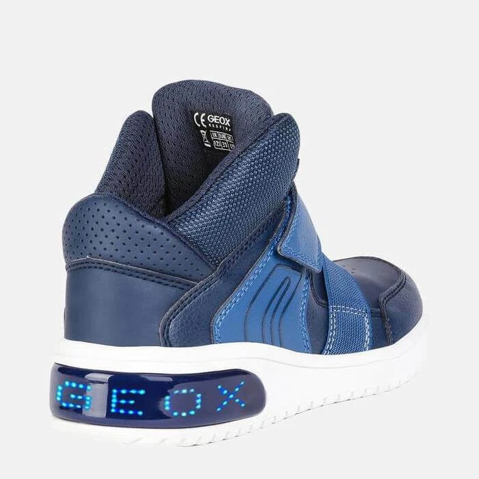 mechanisme zuurstof Supermarkt XLED GEOX Light Sneakers in Blue Sneaker Bambas J847QA | eBay