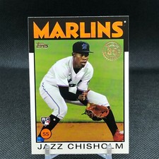2021 Topps Jazz Chisholm 35th Anniversary RC Insert #86B-9 Marlins Rookie