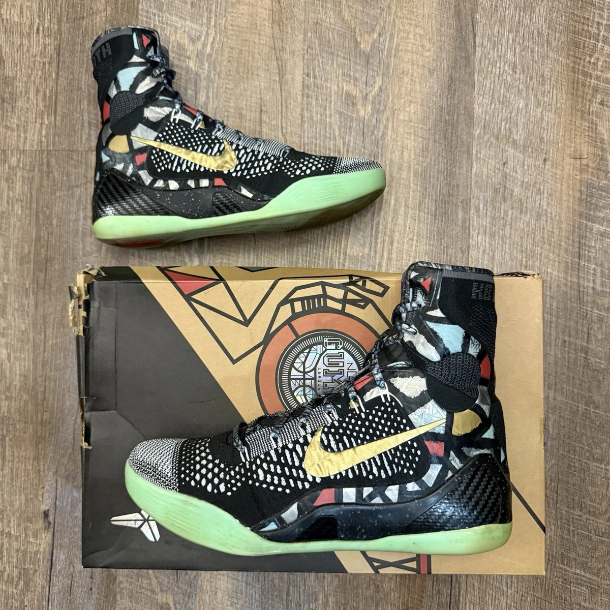 Rare 2014 Nike Kobe IX 9 Elite All Star Game ASG Gumbo Maestro Size 11 Nike Kobe 9 Elite All Star - Gumbo League Maestro | eBay main image 2