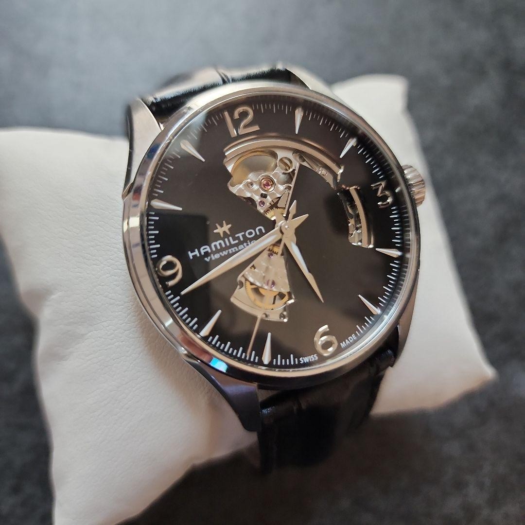 Hamilton Jazzmaster Open Heart 40mm Automatic Black Men's Watch