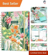 2026 Weekly Monthly Planner Compatible with Standard Size Journals 6x8 Inches...