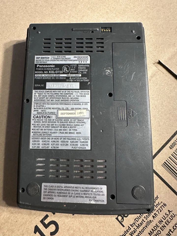 Vintage 1995 Panasonic KXL-D720 CD-Rom CD Player Tested Working - Image 2 of 4