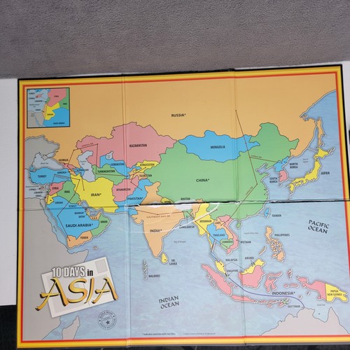 10 DAYS IN ASIA World Connections Travel Geography Game Out of the Box Complete - Picture 8 of 13