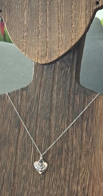 Schutzengel Herz Halskette Sterling Silber 925 ''Schutzengel beschütze mich'' 18