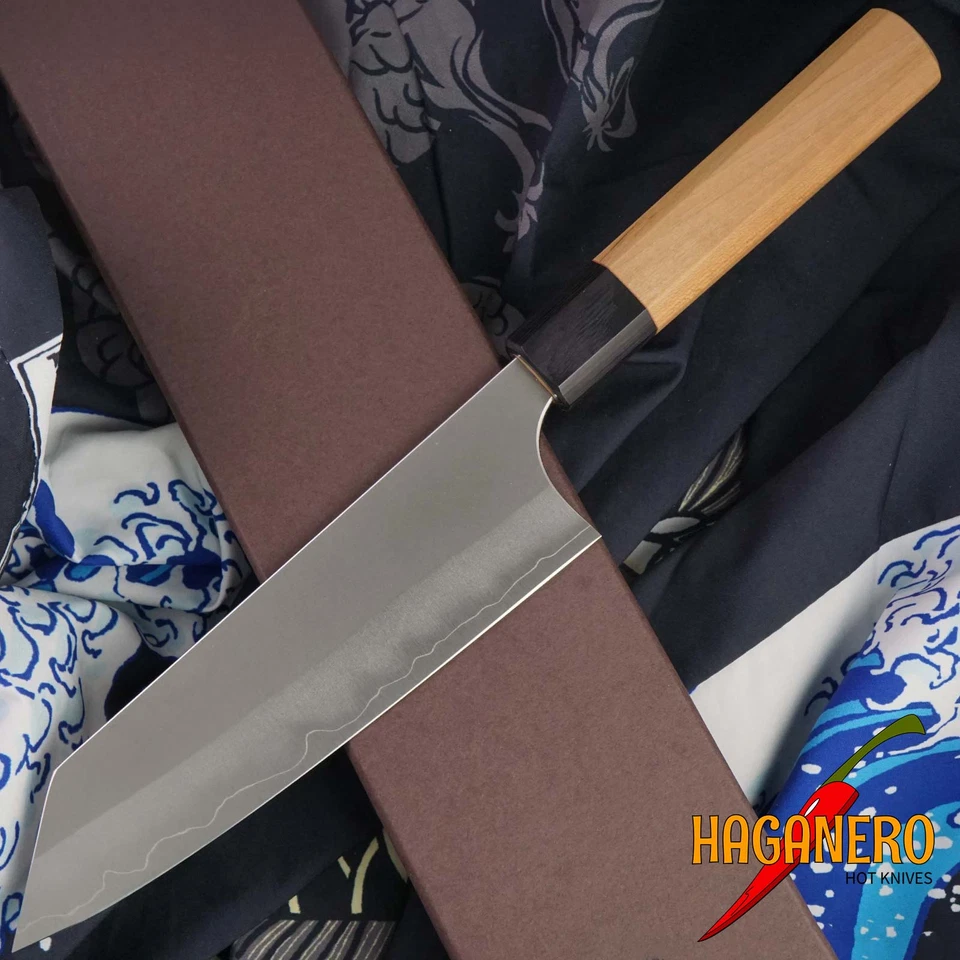 Japanese kitchen knife Yoshimi Kato Bunka Ginsan D-710CW 17cm - Bild 3 von 3