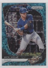 2020 Panini Prizm Tier III Quick Pitch Teal Donut Circle /15 Nick Solak #232 1p5