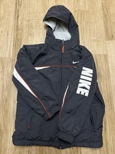 Vintage Nike Reversible Hood Fleece Jacket Kids S M