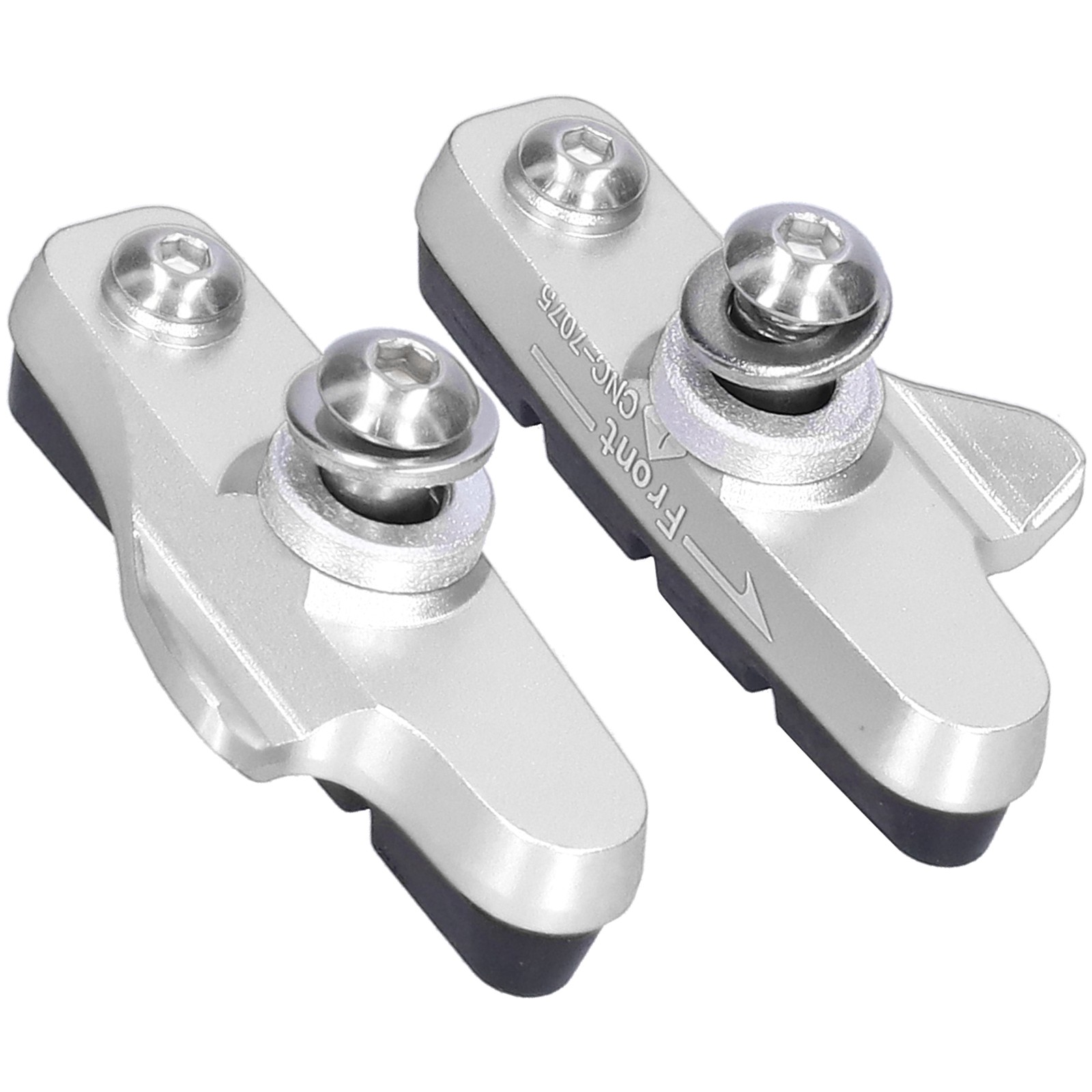 Hot ZTTO Road Bike Brakes Pads Bicycle CBrake NoNoise NoSkid Rubber Blocks Repl