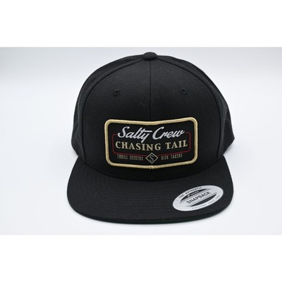 Salty Crew Men's Finline Premium Snapback Hat: Authentic Fishing Lifestyle Gear