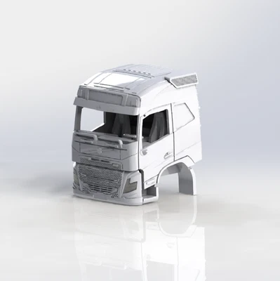 MARKENLOS 1/87 lkw Fahrerhaus FM globetrotter Inklusive Glas und Lichter