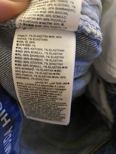 NWT GAP Kids High Rise Bermuda Shorts Medium Wash Denim Distressed NEW 14 - Picture 6 of 7