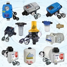 PUMPENSTEUERUNG DRUCKSCHALTER DRUCKWÄCHTER HAUSWASSERWERK TAUCH BRUNNENPUMPE 