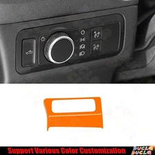 Headlight Switch Function Frame Trim For Ford Maverick 2022-2024 Bright Orange