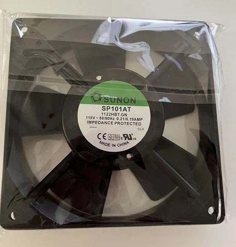 SUNON SP101AT 1122 HBT.GN 115V 0.21/0.19AMP Fan NEW - Afbeelding 2 van 3