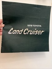 1978 Toyota Land Cruiser Vintage Car Sales Brochure Catalog 1978 Toyota Land Cruiser Vintage Car Sales Brochure Catalog