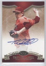 2012 Topps Tier One On the Rise Auto 55/75 Trevor Cahill #OR-TC Auto fm0