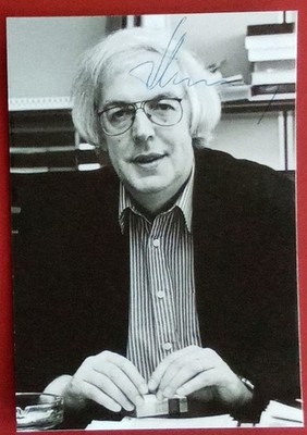Peter Schellenberg 1940-2021 SRF DRS Direktor autograph signed 4''x6'' photo