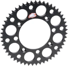 Renthal 520 Ultralight Aluminum Rear Sprocket 51T Black #150U-520-51GBBK