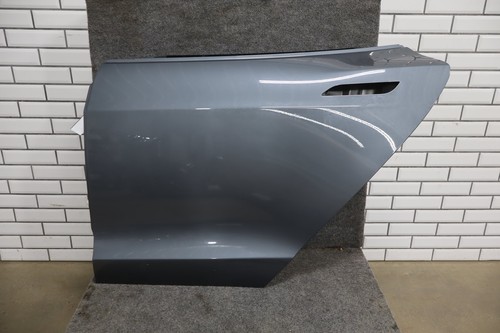 2012-2015 Tesla Model S Left Rear Door Midnight Silver Metallic PMNG
