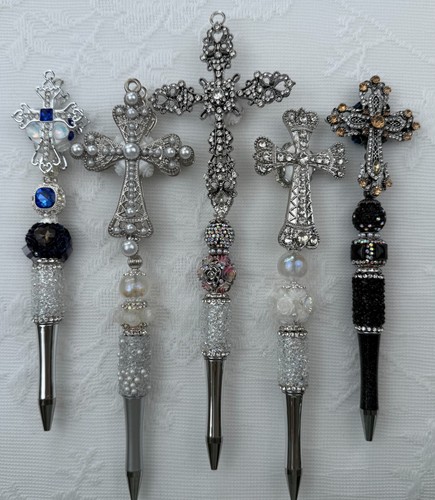 Custom Cross Bling Stifte !! Luxus inspiriertes Geschenk. Korbfüller. Journal. Sammeln! - Bild 1 von 42