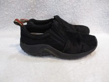 Women's, Merrell Moc, Black Suede, casual, comfort Shoes, Size 7