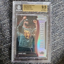 2019 PANINI PRIZM  LEBRON JAMES NBA FINALISTS BGS 9.5 GEM MINT CAVALIERS Beckett